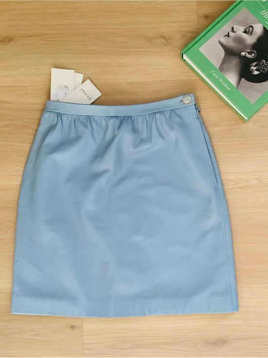Gucci Dresses & Skirts - GUCCI SKIRT FRENCH PLONGE
BRIGHT BABY BLUE